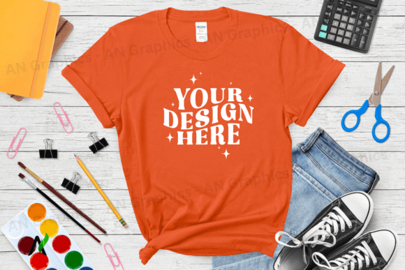 Back to School Gildan 5000 Mockup - 0120