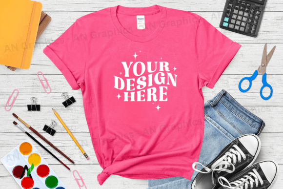 Back to School Gildan 5000 Mockup - 0127: A Strategic Tool for Designers and Creators