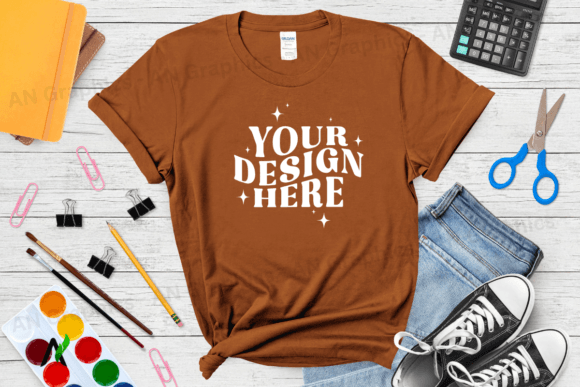 Back To School Gildan 5000 Mockup - 0134: A Versatile Tool for Designers