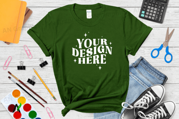 Back to School Gildan 5000 Mockup - 0136