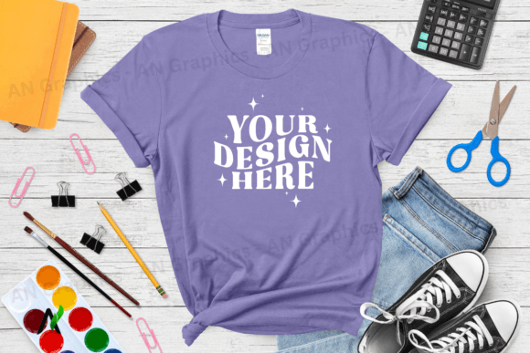 Back To School Gildan 5000 Mockup - 0138: A Versatile Tool for Designers