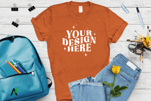 Back to School Gildan 5000 Mockup - 0144