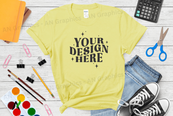 Back to School Gildan 5000 Mockup - 087: A Versatile Tool for Designers